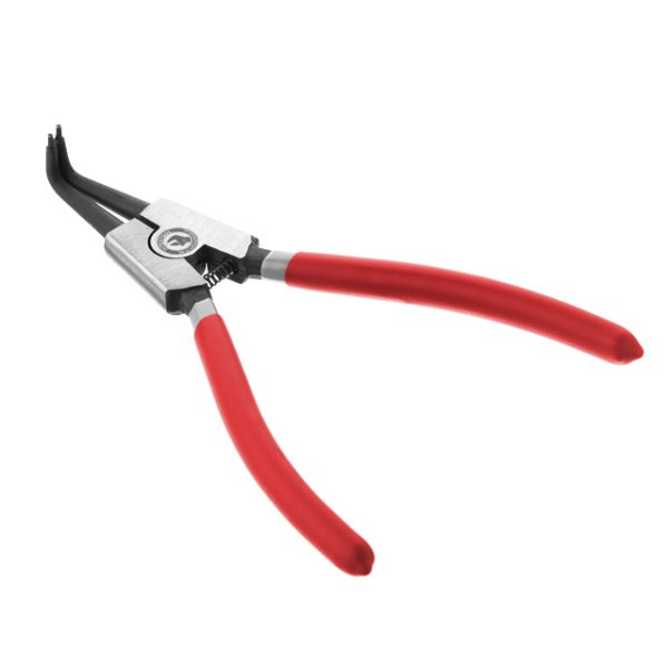 Щипці для зняття стопорных кілець вигнуті на розтиск 180мм INTERTOOL HT-7014