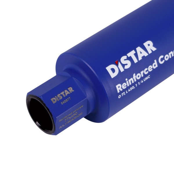Свердло алмазне Distar DDS-W 77x450-7x1 1/4 UNC Reinforced concrete