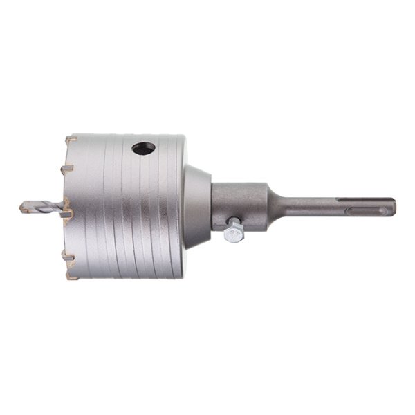 Свердло корончате по бетону 75 мм, перехідник SDS-Plus 100 мм INTERTOOL SD-7075