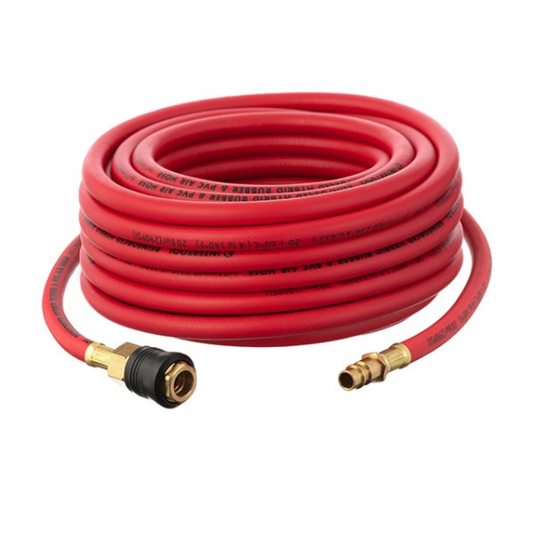 Шланг гібридний, професійний, 20 атм, 6×11 мм, 10 м, з латунними швидкороз'ємними з'єднаннями, STORM INTERTOOL PT-1761