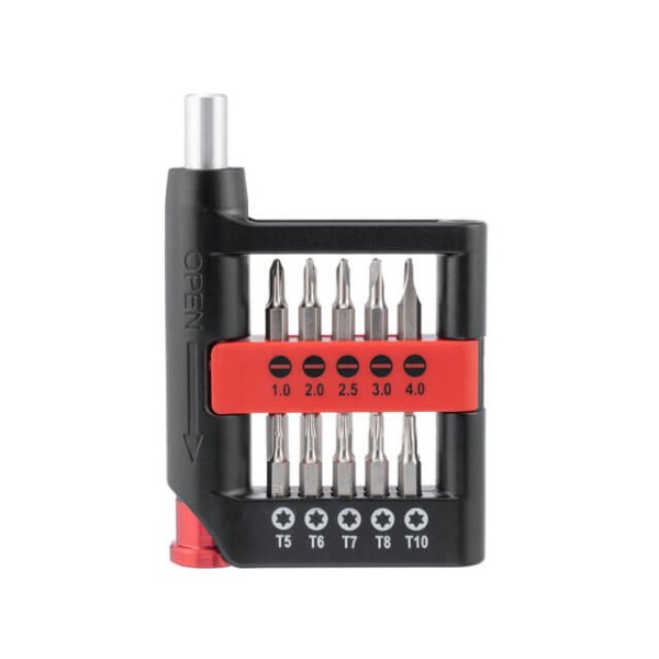 Викрутка прецизійна з комплектом насадок, 21 од. INTERTOOL VT-3339