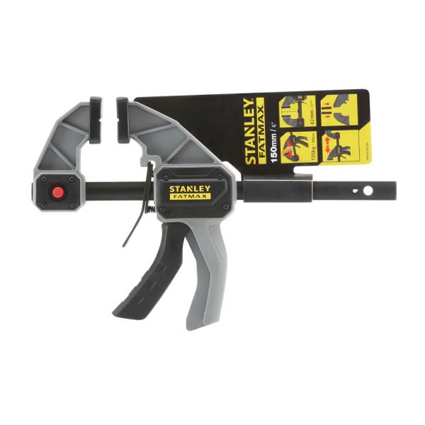 Струбцина FatMax L триггерная з максимальним зусиллям стиснення 135 кг STANLEY FMHT0-83234