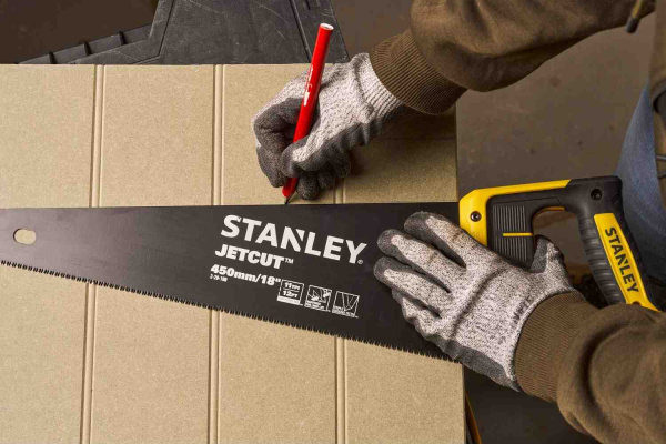 Ножівка Jet-Cut 2 X Laminator довжиною 450 мм, чистий рез STANLEY 2-20-180