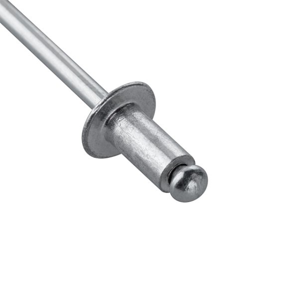 Заклепка алюмінієва 4.0 x 8.0 мм, уп. 50 шт. INTERTOOL RT-4008