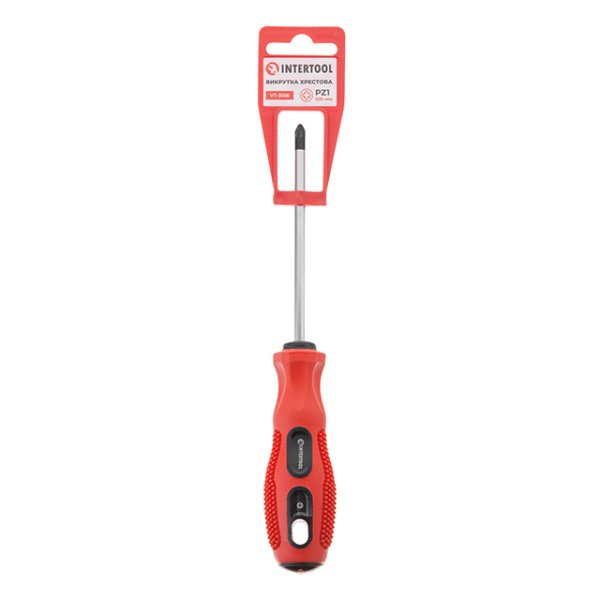 Викрутка хрестова PZ1 x 100 мм INTERTOOL VT-3156