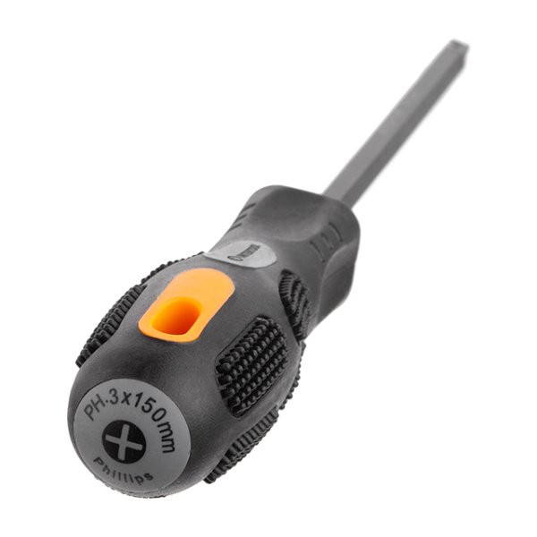 Викрутка хрестова, PH3×150 мм, Cr-V INTERTOOL VT-3019