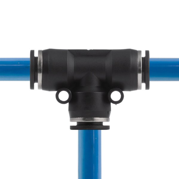 З'єднання цангове Т-образне для поліуретанових та ін. шлангів 10 мм INTERTOOL PT-2348