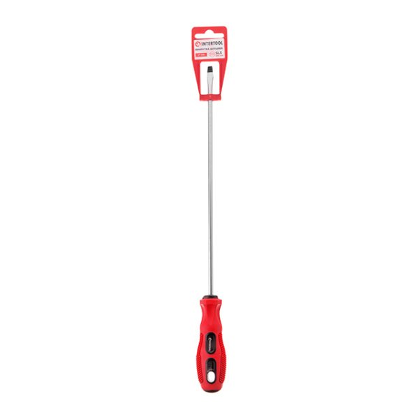 Викрутка шліцева SL5 * 250 мм INTERTOOL VT-3111
