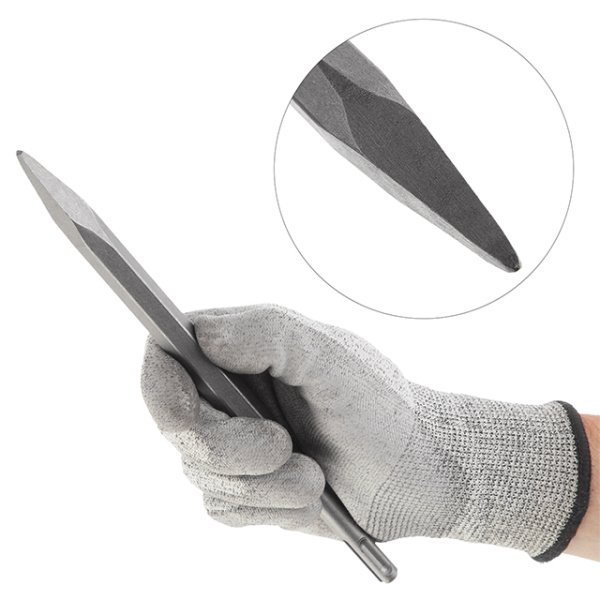 Зубило пікоподібне, SDS-Plus, 250×14 мм INTERTOOL SD-0413