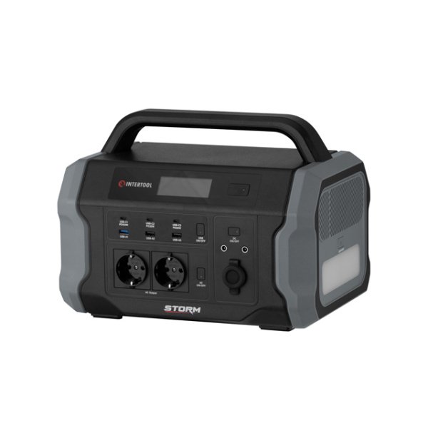 Станція зарядна портативна 1,2 кВт, 1120 Втг, LiFePO4 INTERTOOL WT-7002
