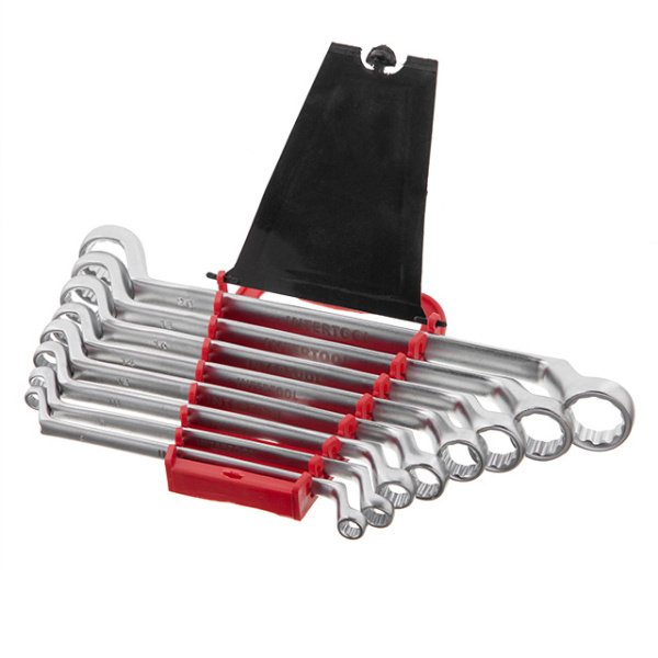 Набір ключів накидних, 8 шт., 6-22 мм., Cr-V INTERTOOL HT-1102