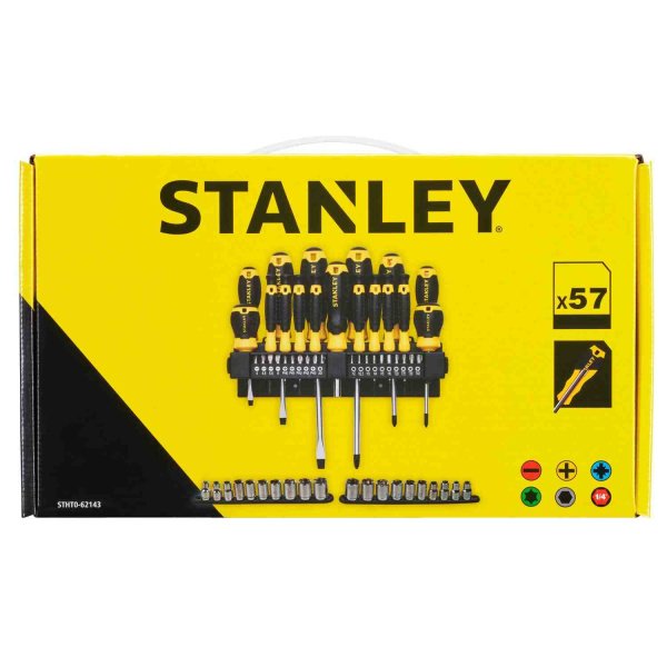 Набір викруток з п’ятдесяти семи предметів STANLEY STHT0-62143
