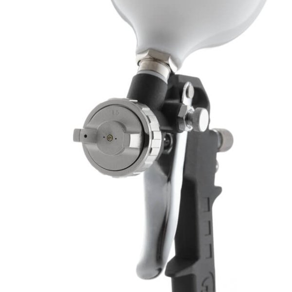 Фарбопульт пневматичний HP, форсунка: 1,5 мм, верхній пластиковий бачок: 600 мл, 3 регулювання, 5 бар INTERTOOL PT-0210