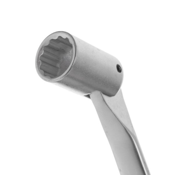 Ключ рожково-накидний, шарнірний, 18 мм,, Cr-V, покриття: сатин-хром INTERTOOL XT-1418