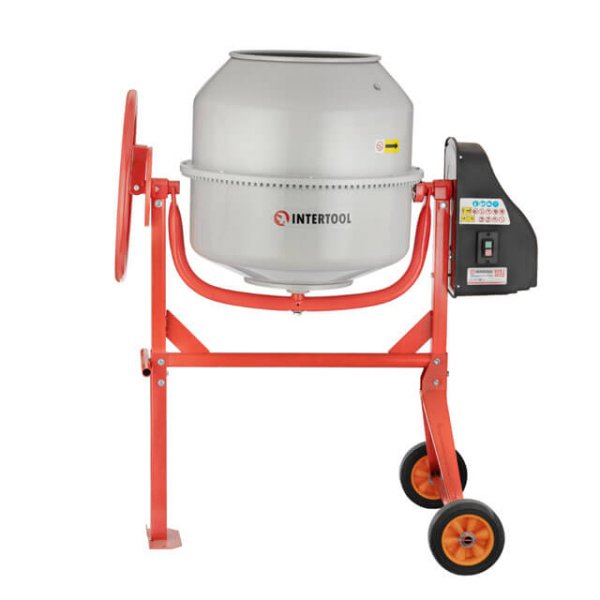 Бетонозмішувач, 0,65 кВт, 160 л, 24-29 об/хв INTERTOOL DT-9160