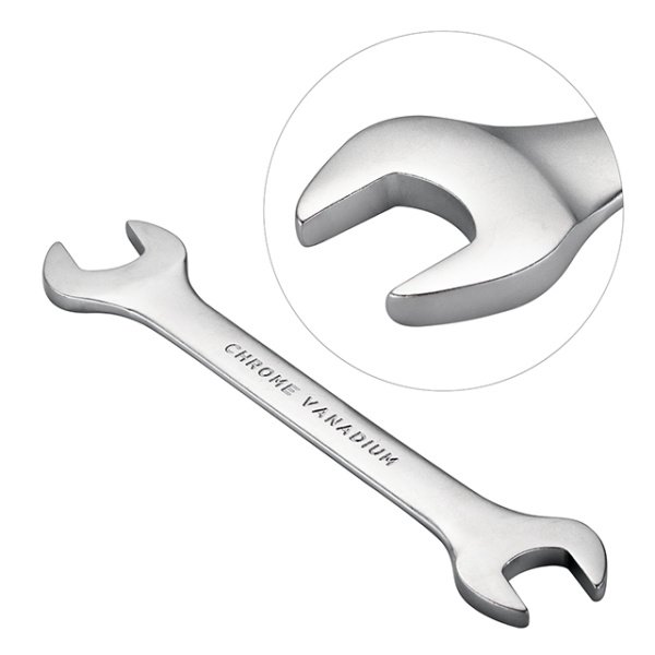 Набір ключів ріжкових, 8 шт., 6-22 мм Cr-V INTERTOOL HT-1002