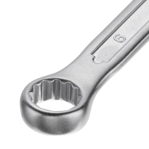 Ключ комбінований, 9 мм, Cr-V, покриття: сатин-хром, DIN3113, STORM INTERTOOL XT-1009