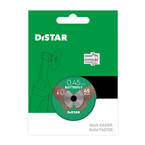 Круг алмазний вiдрiзний Distar 1A1R 45x0,45x5,8H/3,2-3,0F Butterfly