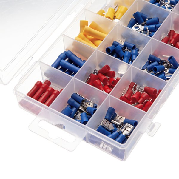 Коннектори обтискні, 270 шт., ізольовані, для автомобільної електропроводки INTERTOOL TC-9011