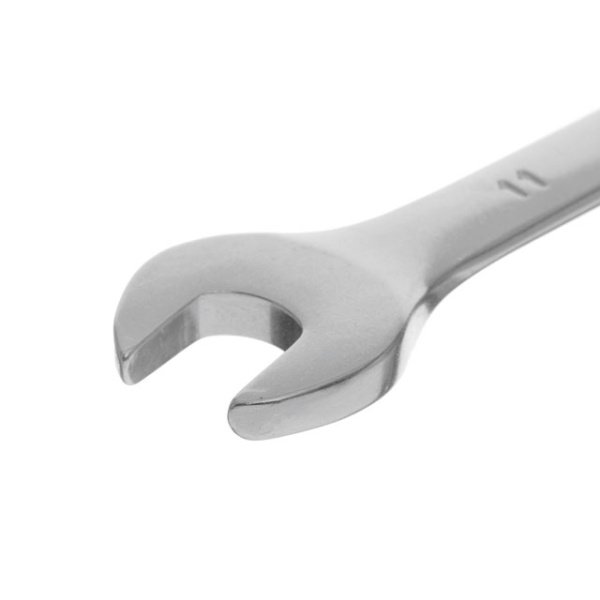 Ключ рожково-накидний, шарнірний, 11 мм, Cr-V, покриття: сатин-хром INTERTOOL XT-1411