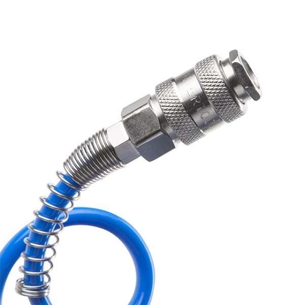 Шланг спіральний із швидкороз'ємним з'єднанням 5,5x8мм, 15м INTERTOOL PT-1708