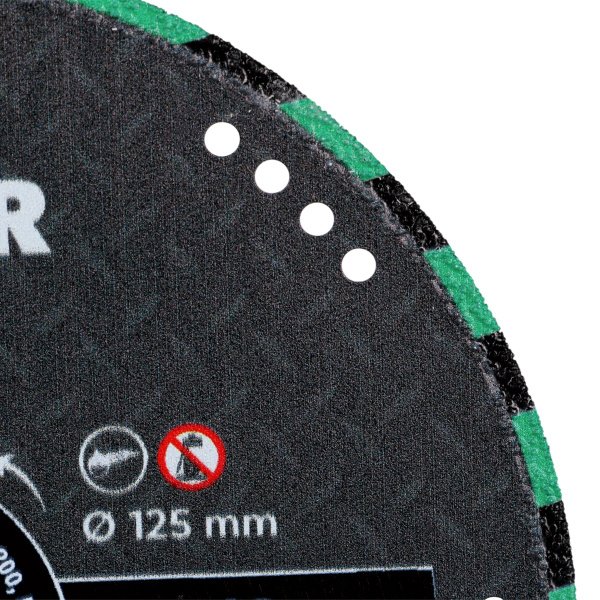 Круг алмазний вiдрiзний Distar 1A1R V 125x1,5/1,2x2,5x22,2  Metal CUT