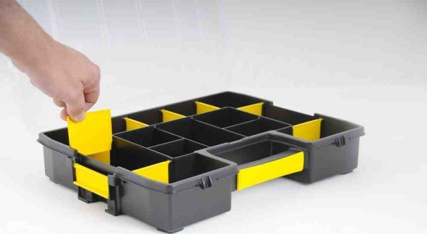 Органайзер професійний Sort Master Junior з переставними перегородками, розміри 375х65х292 мм STANLEY 1-97-483