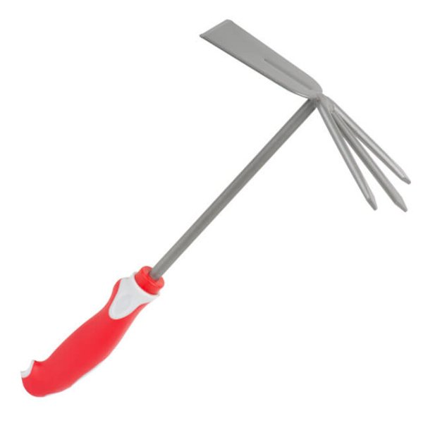 Сапа з мотикою садова, 335×195 мм, комбінована рукоятка INTERTOOL FT-0033