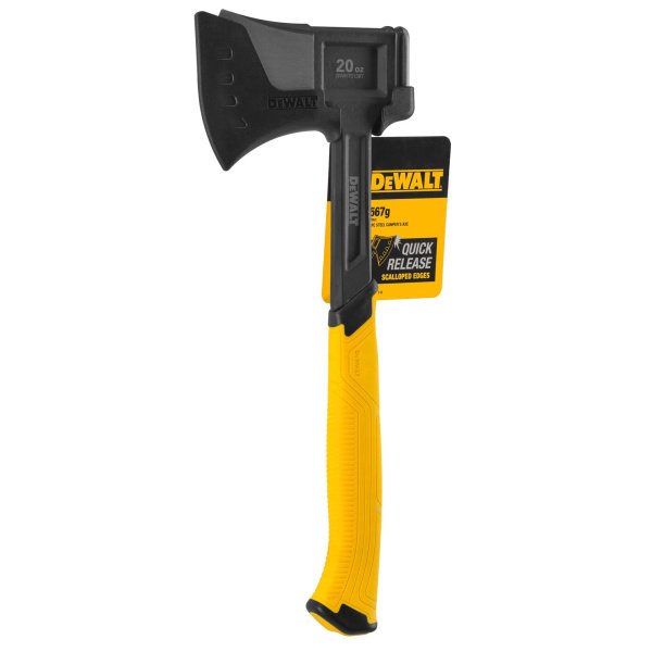 Сокира туристична суцільнометалева вагою 990 грам з чохлом DeWALT DWHT51387-0