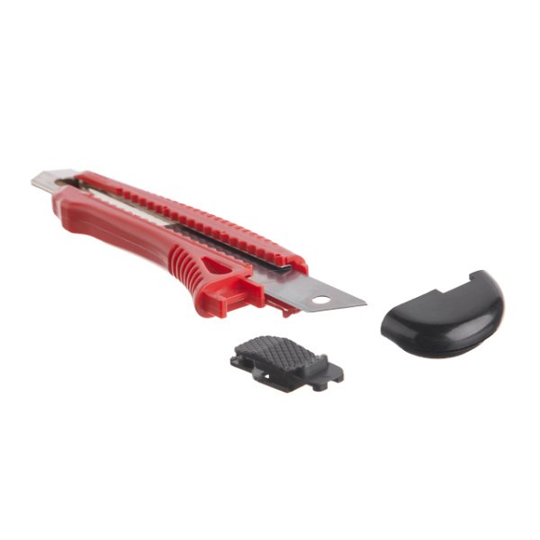 Ніж сегментний, 18 мм, металева направляюча INTERTOOL HT-0501