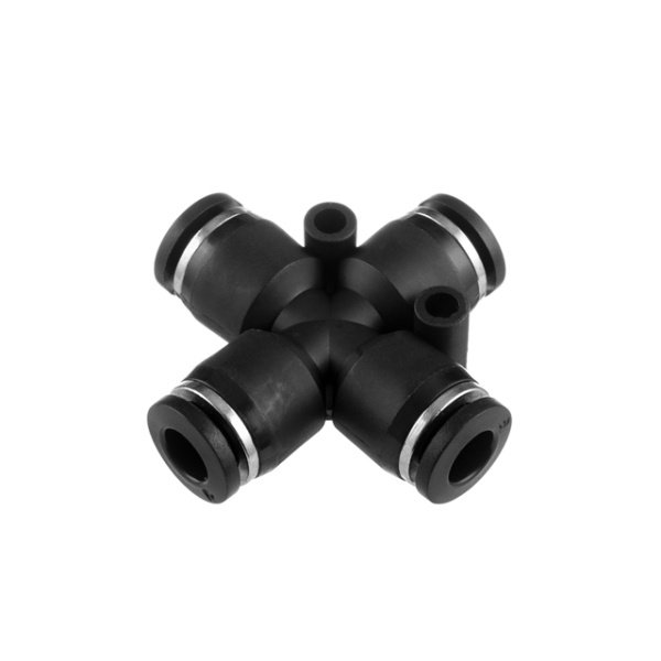 З'єднання цангове Х-образне для поліуретанових та ін. шлангів 6 мм INTERTOOL PT-2366