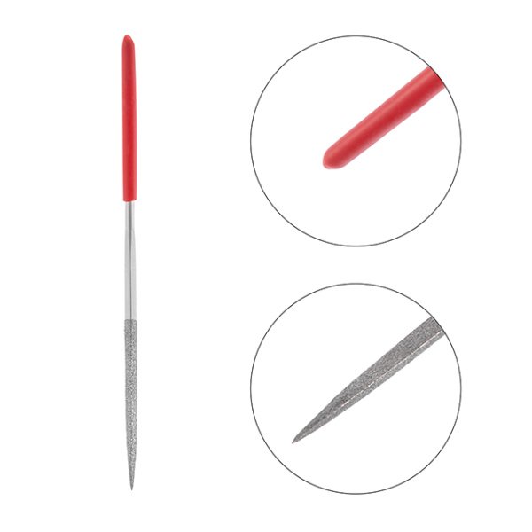 Набір алмазних надфілів 10 шт/упак., 140 мм INTERTOOL HT-3701