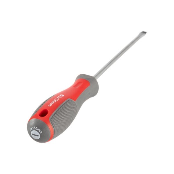 Викрутка шлицьова, SL5,0×150 мм, Cr-V INTERTOOL VT-3308
