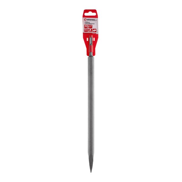 Зубило пікоподібне, SDS-Plus, 400×17 мм INTERTOOL SD-0442