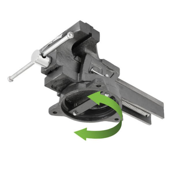Лещата слюсарні поворотні, 150 мм, 9,6 кг INTERTOOL HT-0083