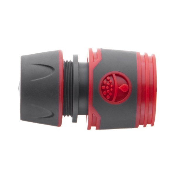 Конектор з аквостопом 1/2" для шланга 1/2" INTERTOOL GE-1119