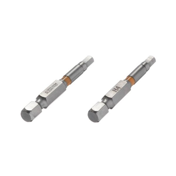 Комплект викруткових насадок, Hex H4, 1/4"×50 мм, S2, 2 од., STORM INTERTOOL VT-0228