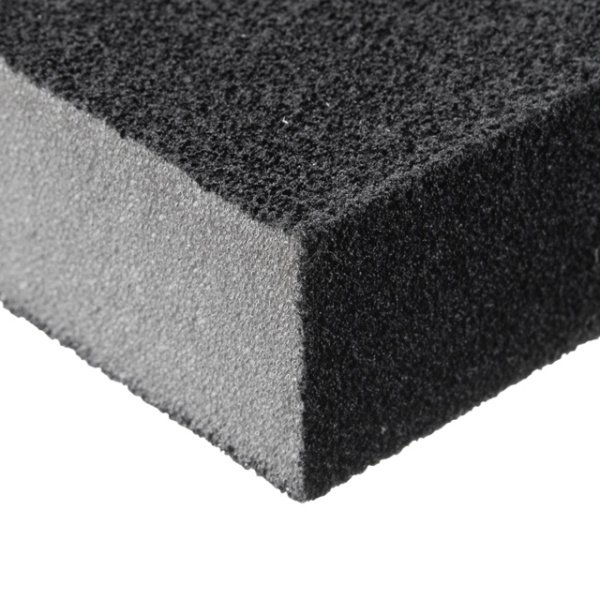 Губка для шліфування, 100×70×25 мм, оксид алюмінію, К120 INTERTOOL HT-0912