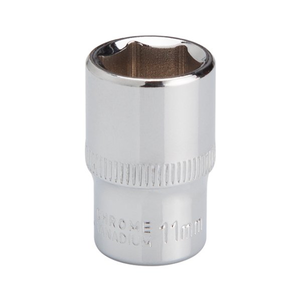 Головка шестигранна 1/4", 11×25 мм, Cr-V, STORM INTERTOOL ET-0441