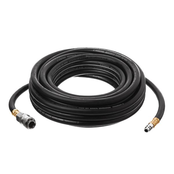 Шланг гумовий повітряний, армований, до 20 атм, 6×13 мм, 10 м, зі швидкороз'ємними з'єднаннями, STORM INTERTOOL PT-1720