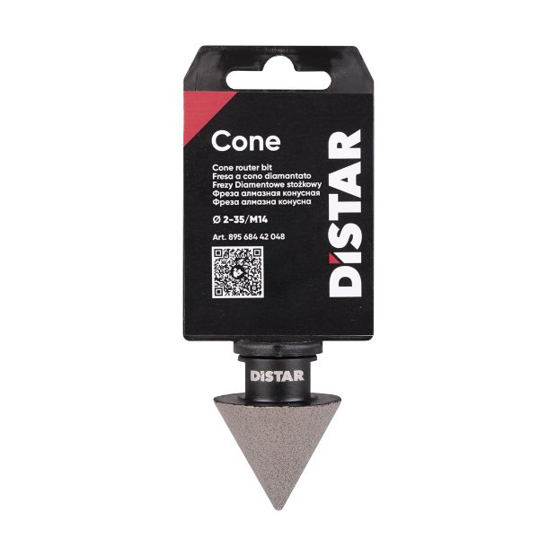 Фреза алмазна Distar конусна Cone 2-35/M14