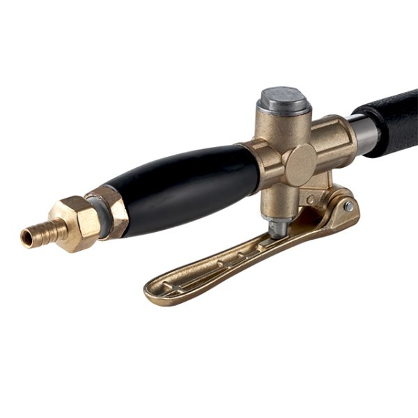 Ківш-хопер штукатурний пневматичний для стелі, 3 л, 5-6 атм, 400 л/хв INTERTOOL PT-0405