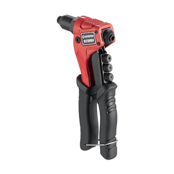 Пістолет заклепувальний ручний, 200 мм, діаметр застосовуваної заклепки: 2,4, 3,2, 4,0, 4,8 мм, STORM INTERTOOL RT-0015