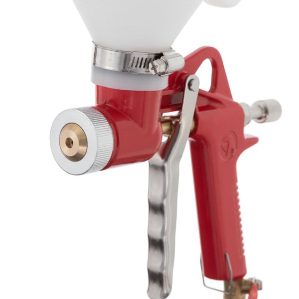 Розпилювач штукатурний пневматичний, форсунки: 4, 6, 8 мм, верхній пластиковий бачок, 7000 мл, 3-6 атм INTERTOOL PT-0402