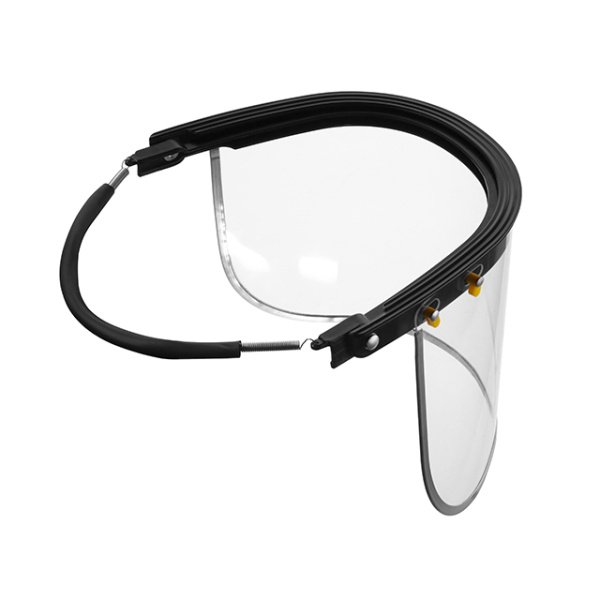 Екран захисний для обличчя, PVC, кріплення на каску INTERTOOL SP-0034