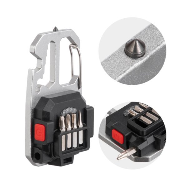 Ліхтар-брелок, Multi-tool 9 в 1, STORM INTERTOOL LB-0161