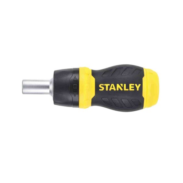 Викрутка - набір Multibit Stubby, реверсивна, з шістьма змінними бітами STANLEY 0-66-358