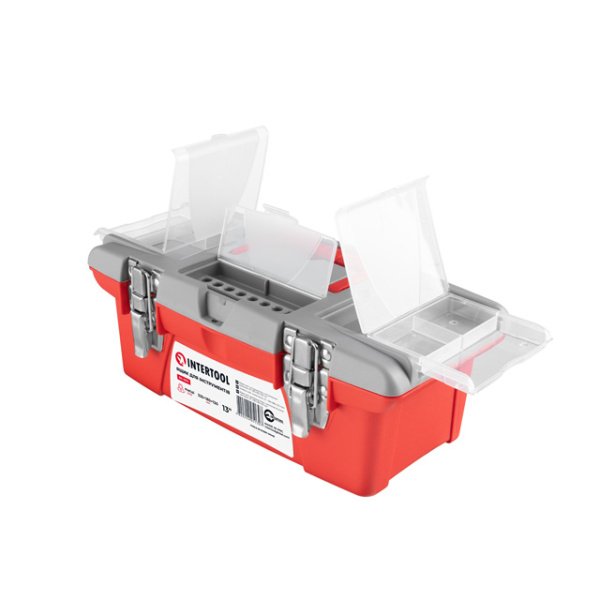 Ящик для інструменту з металевими замками 13" 335*185*130 мм INTERTOOL BX-0513