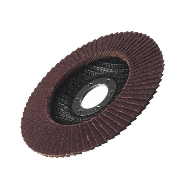 Диск шліфувальний пелюстковий 115 x 22мм зерно K100 INTERTOOL BT-0110