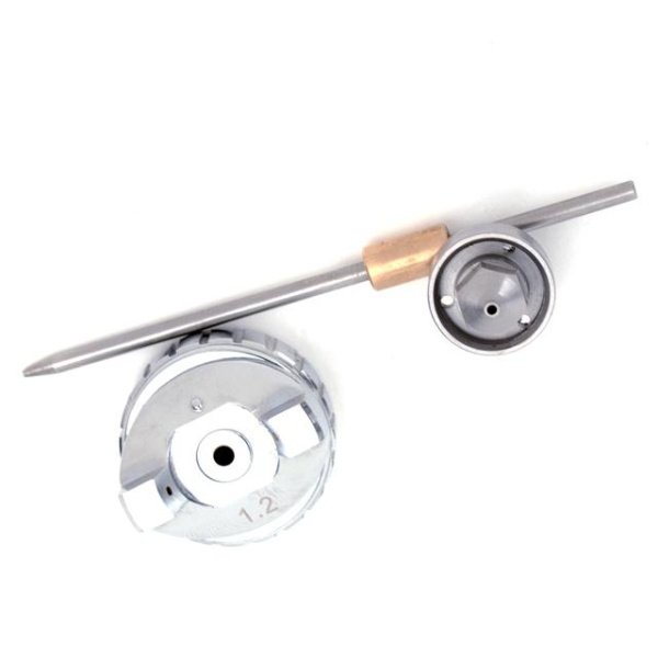 Комплект форсунки 1,2 мм для фарбопульта LVMP mini PT-0129 (дюза, повітряна головка, голка) INTERTOOL PT-2109